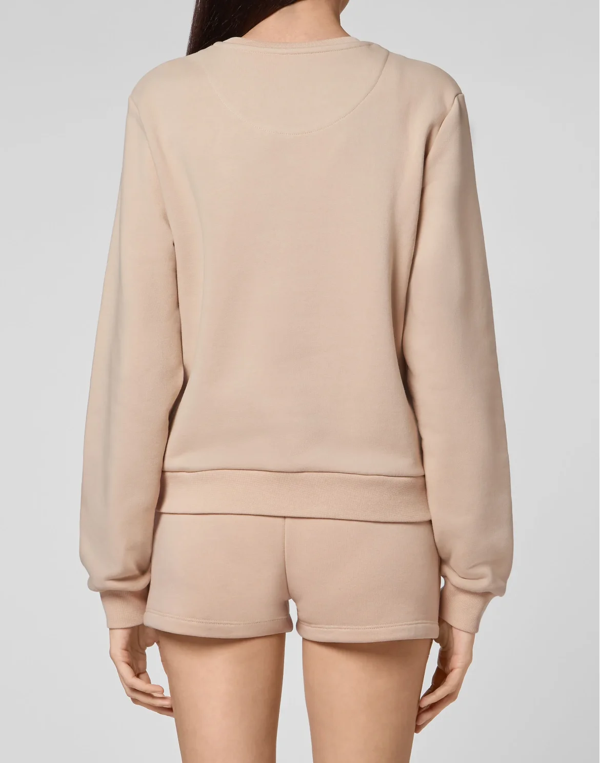 Leisurewear Sweatshirt LS Embroidery Signature, цвет: Бежевый