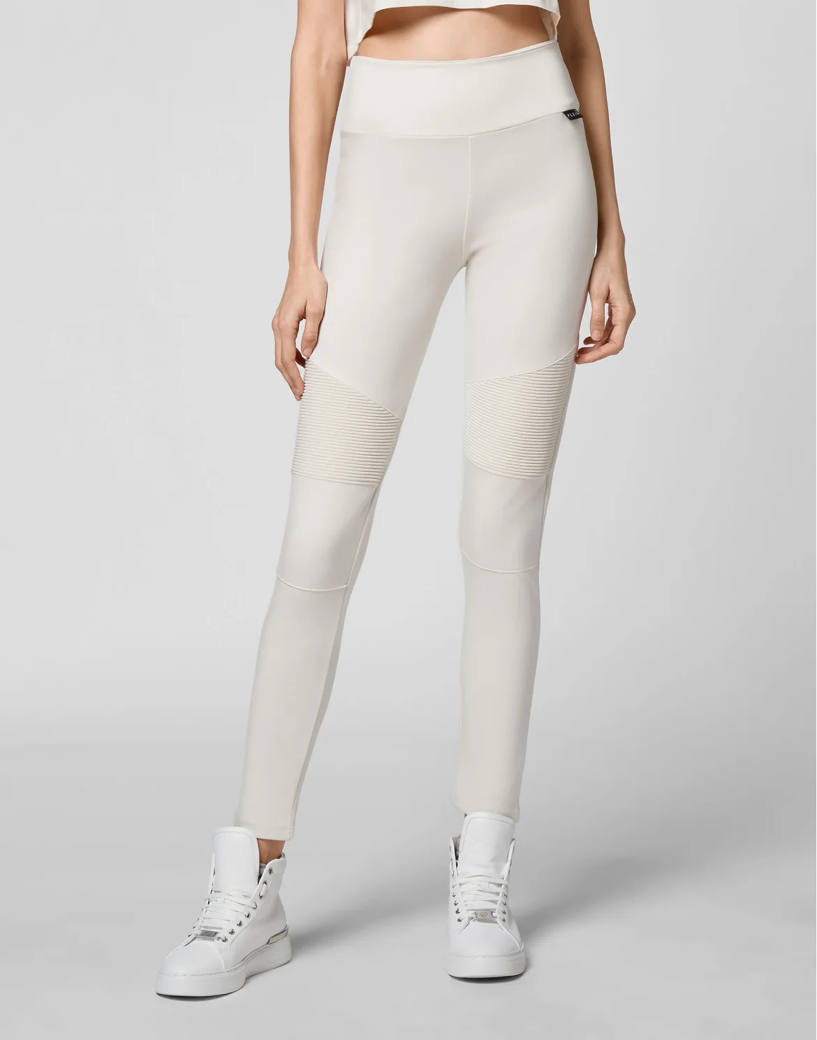 Leisurewear Biker Leggings Iconic Plein, цвет: Бежевый