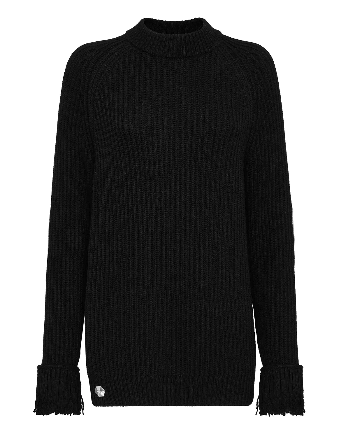 Cashmere 5 leisurewear Turtle Neck LS Embroidery Love Plein, цвет: Черный