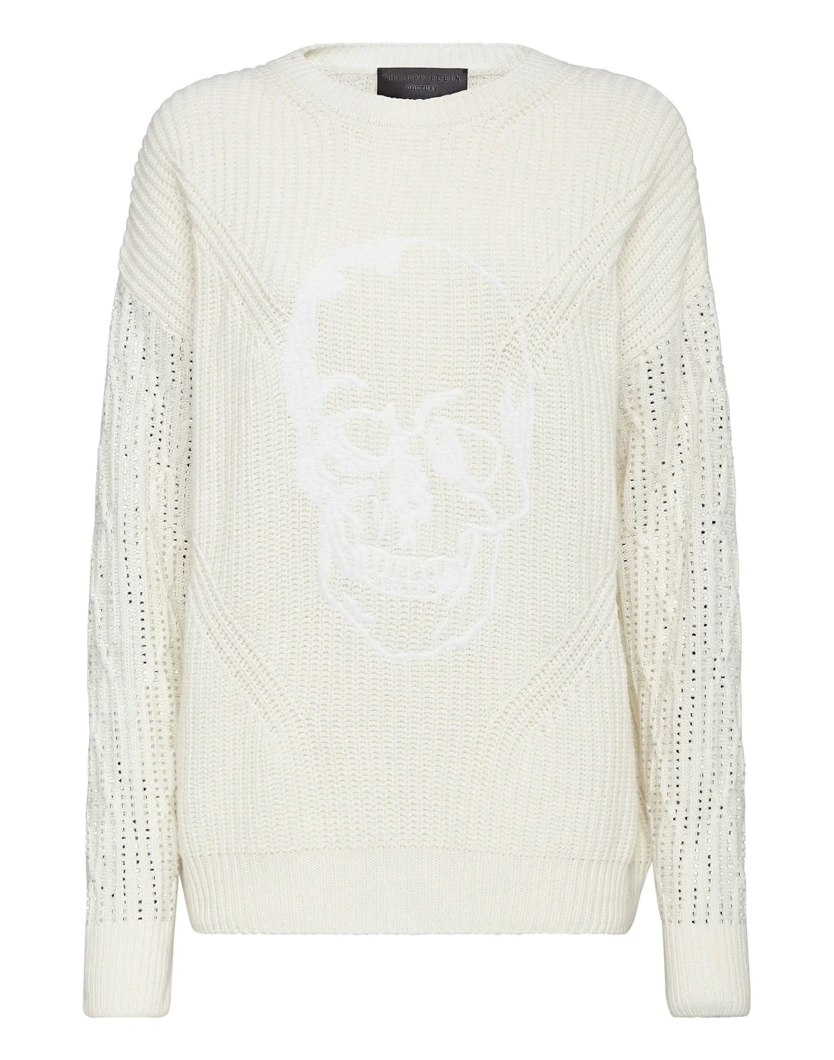 Cashmere 5 Pullover Round Neck LS Crystal Skull, цвет: Бежевый