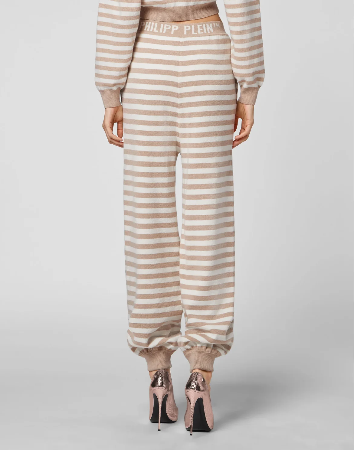 Mariner Cashmere Jacquard Trousers, цвет: Розовый