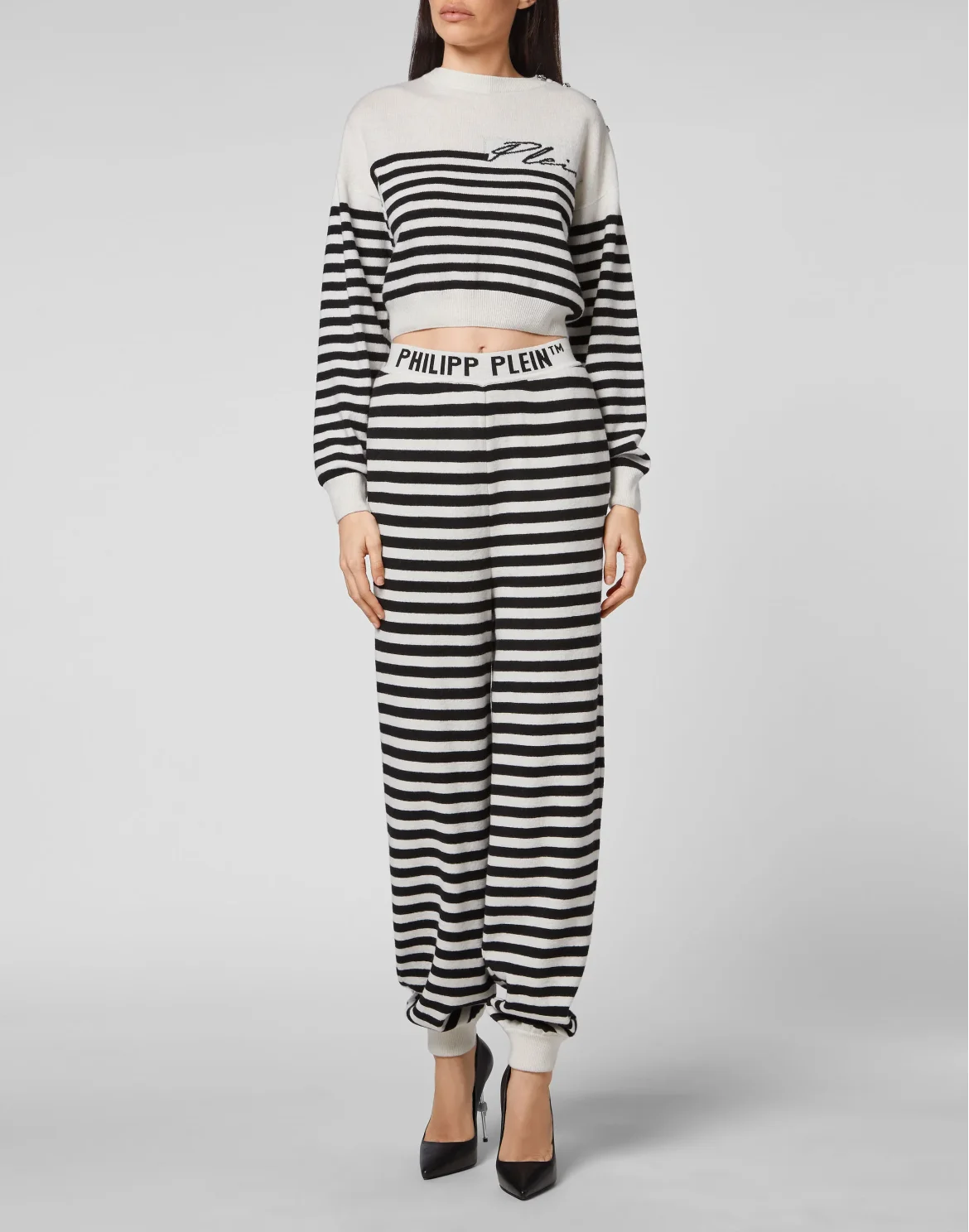 Mariner Cashmere Jacquard Trousers, цвет: Бежевый