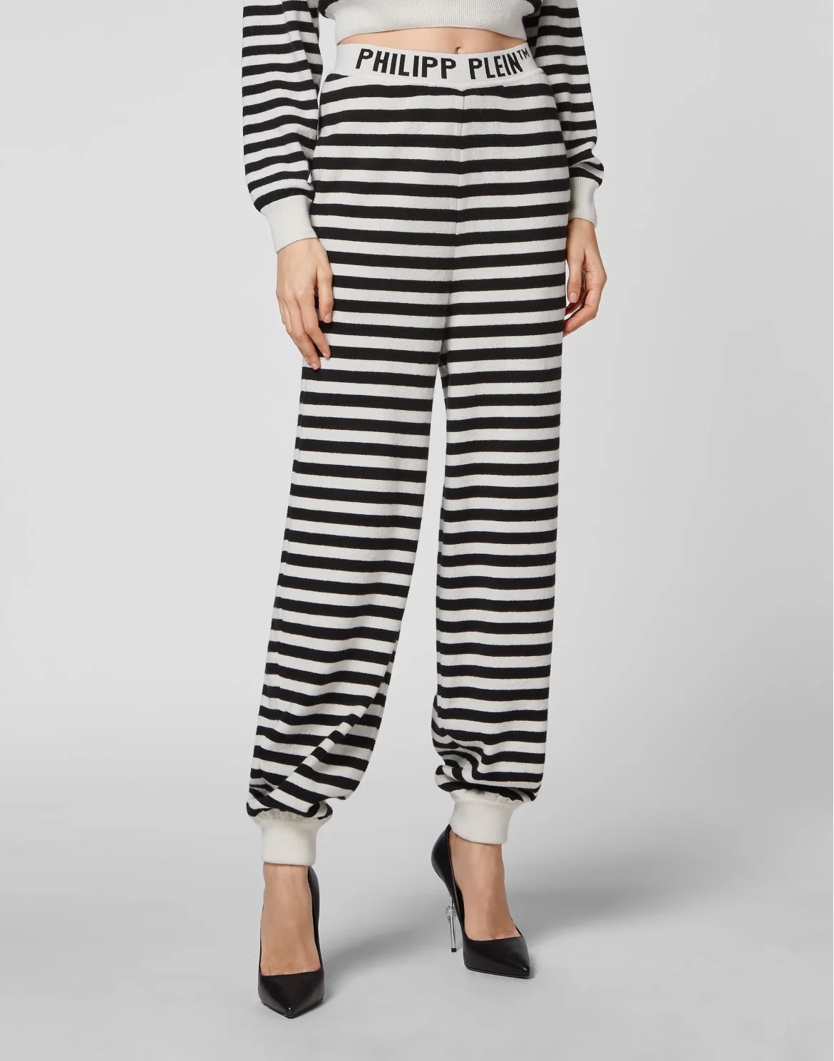 Mariner Cashmere Jacquard Trousers, цвет: Бежевый