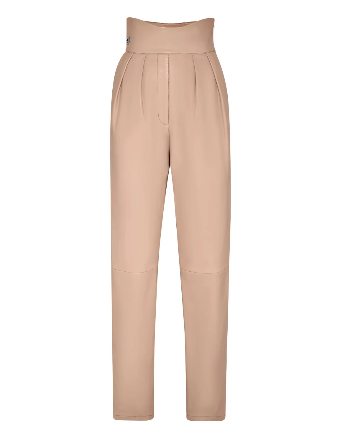 Lambskin Trousers Iconic Plein, цвет: Бежевый