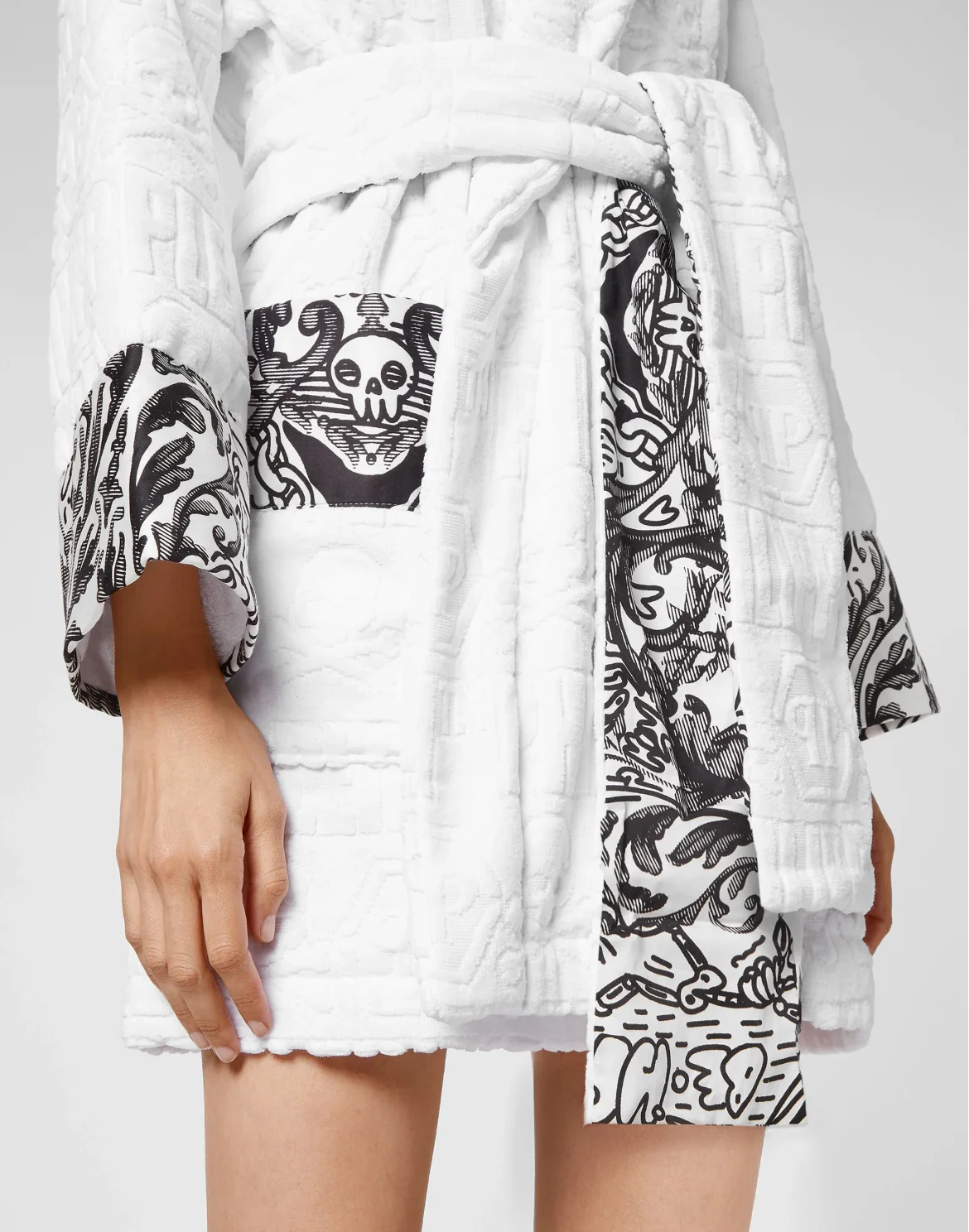 Bathrobe Philipp Plein TM, цвет: Белый