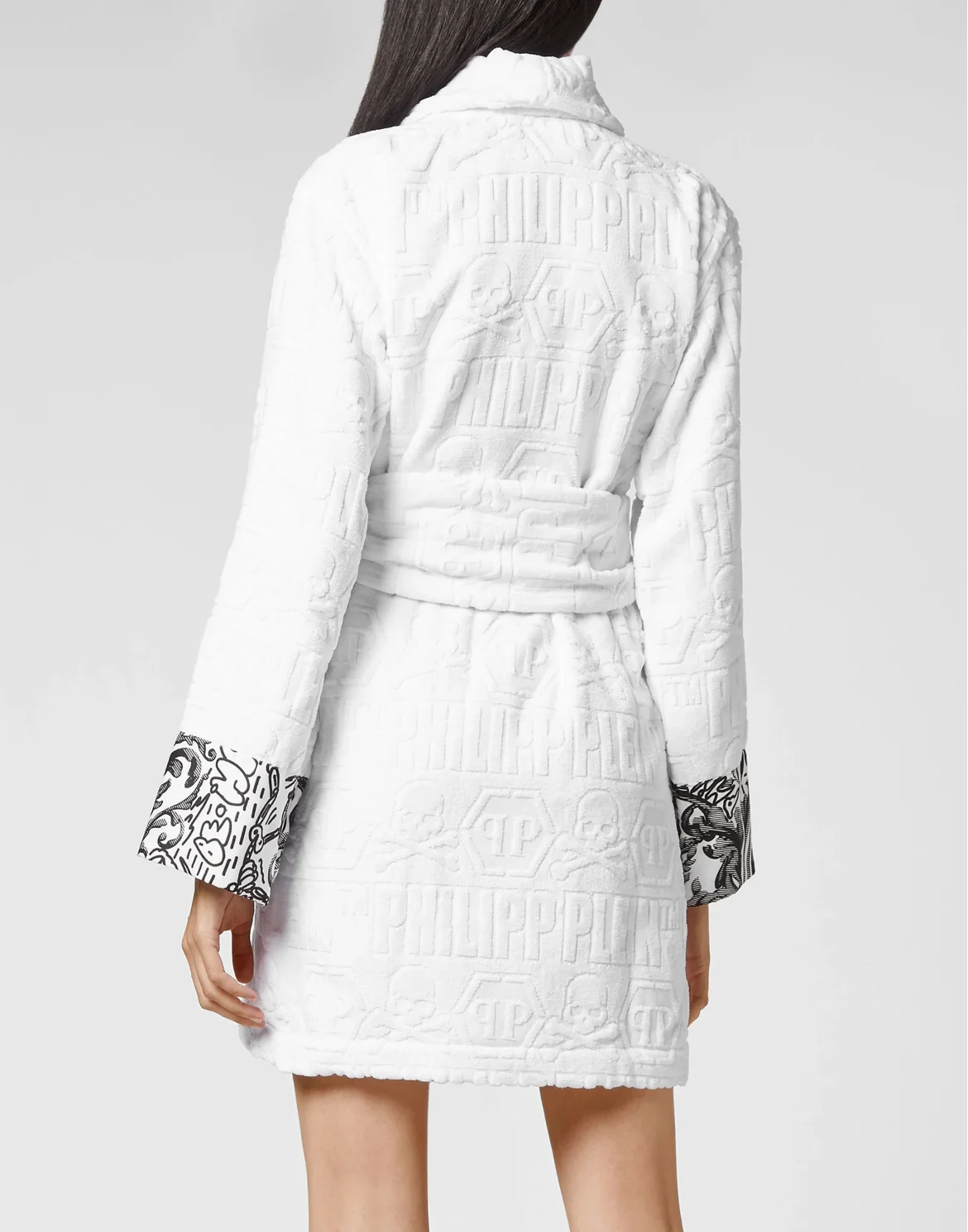 Bathrobe Philipp Plein TM, цвет: Белый