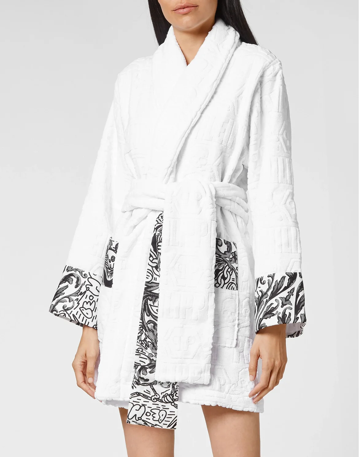 Bathrobe Philipp Plein TM, цвет: Белый