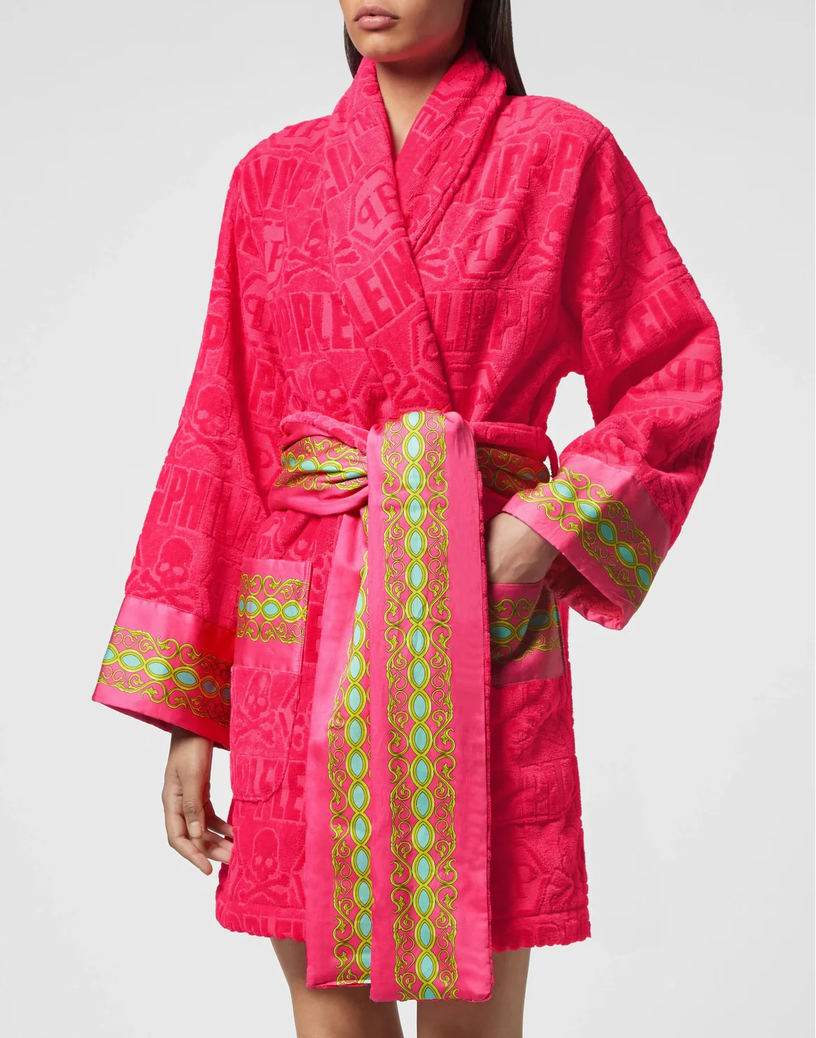 Bathrobe Philipp Plein TM, цвет: Мультиколор
