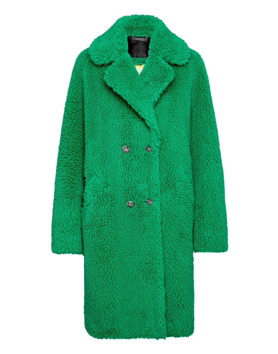 Coat Long Iconic Plein, цвет: Зеленый