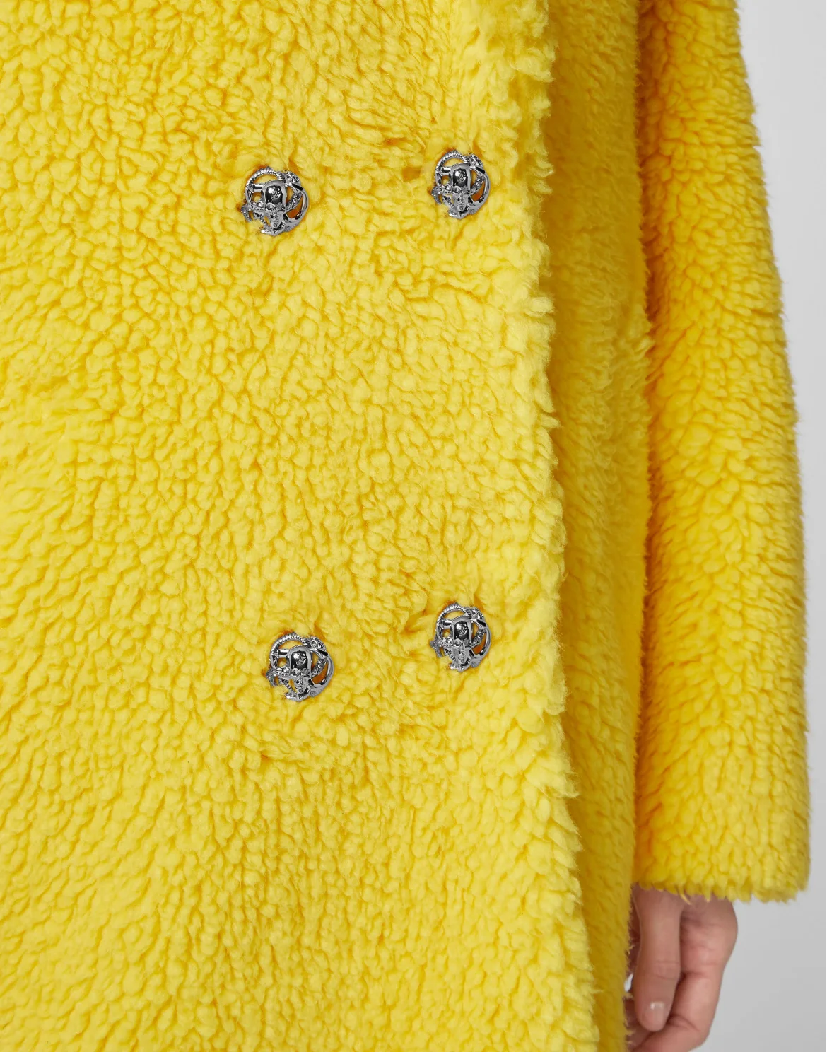 Coat Long Iconic Plein, цвет: Желтый