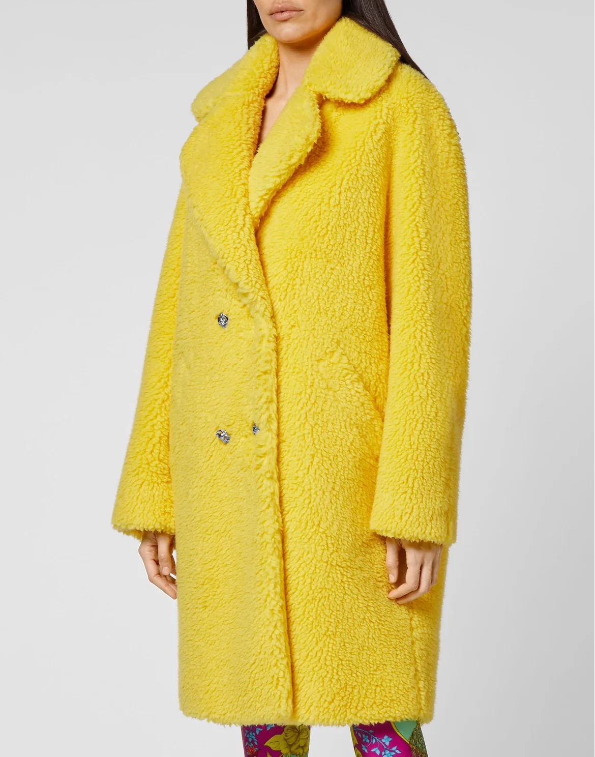 Coat Long Iconic Plein, цвет: Желтый