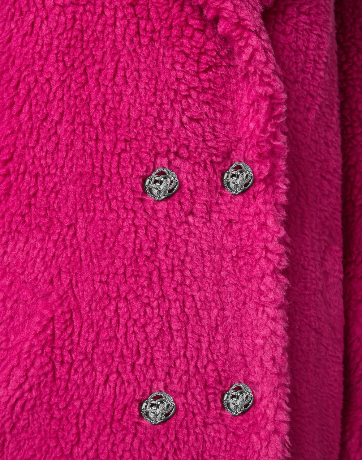 Coat Long Iconic Plein, цвет: Розовый