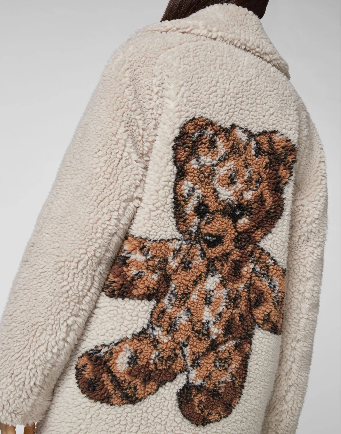 Coat Long Teddy Bear, цвет: Бежевый