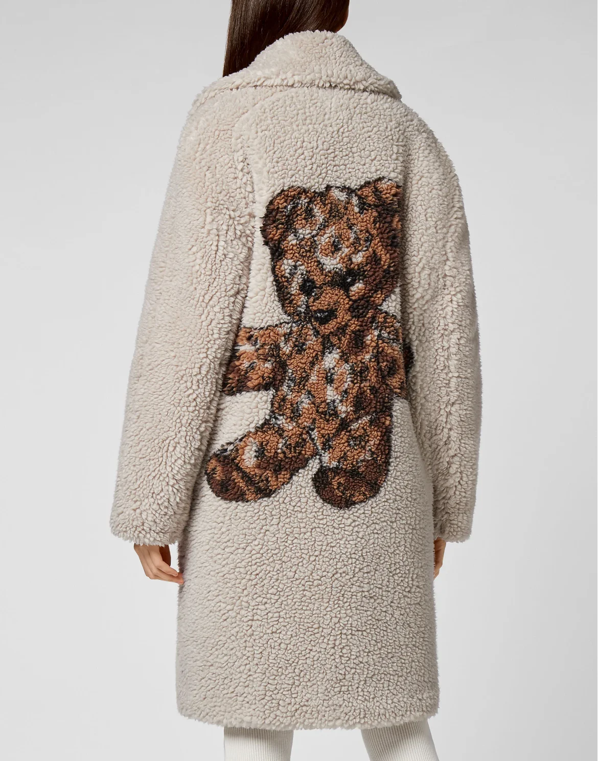 Coat Long Teddy Bear, цвет: Бежевый