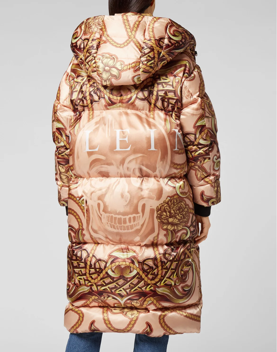 Nylon Bomber Long print New Baroque, цвет: Бежевый