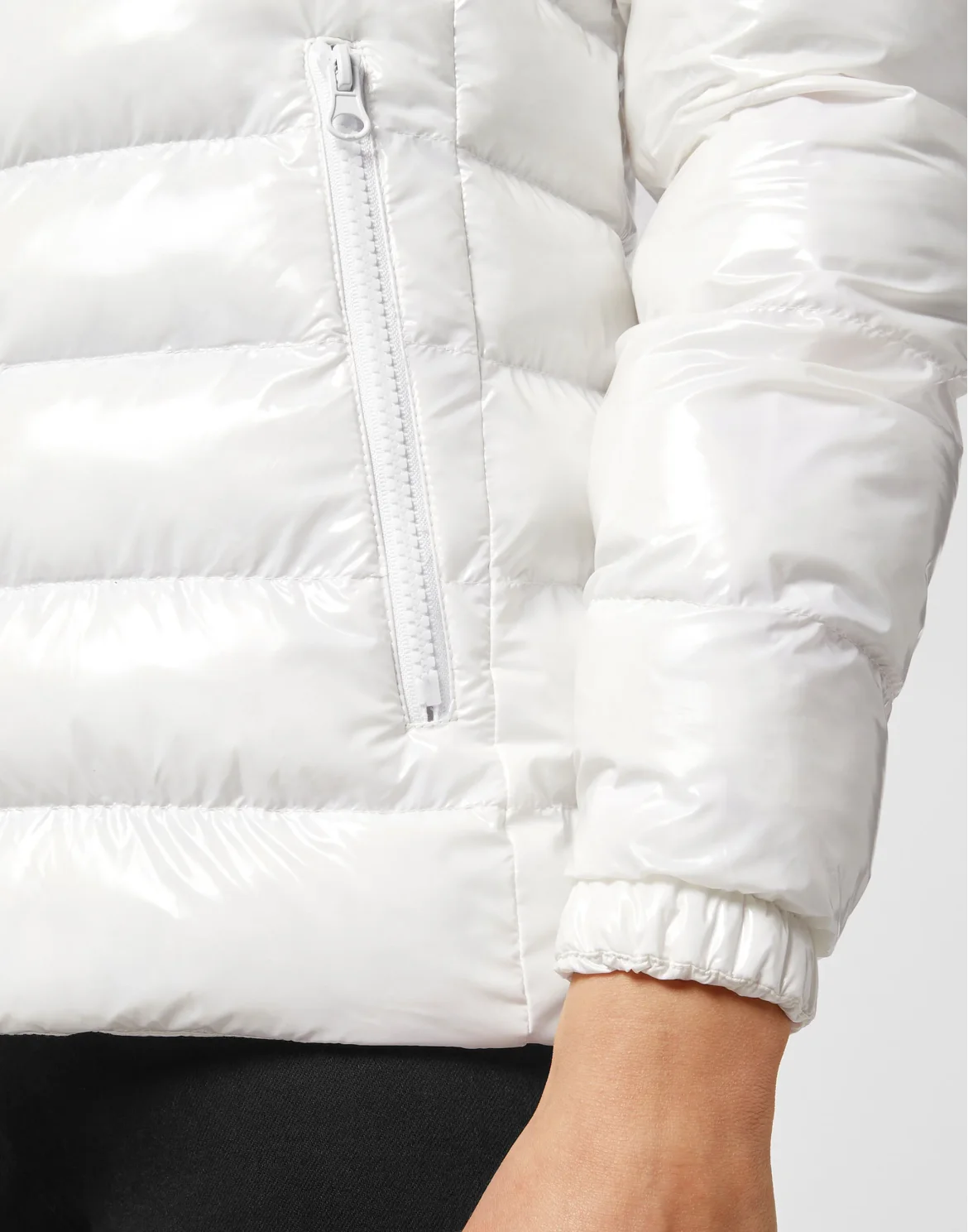 Nylon Down Jacket, цвет: Белый