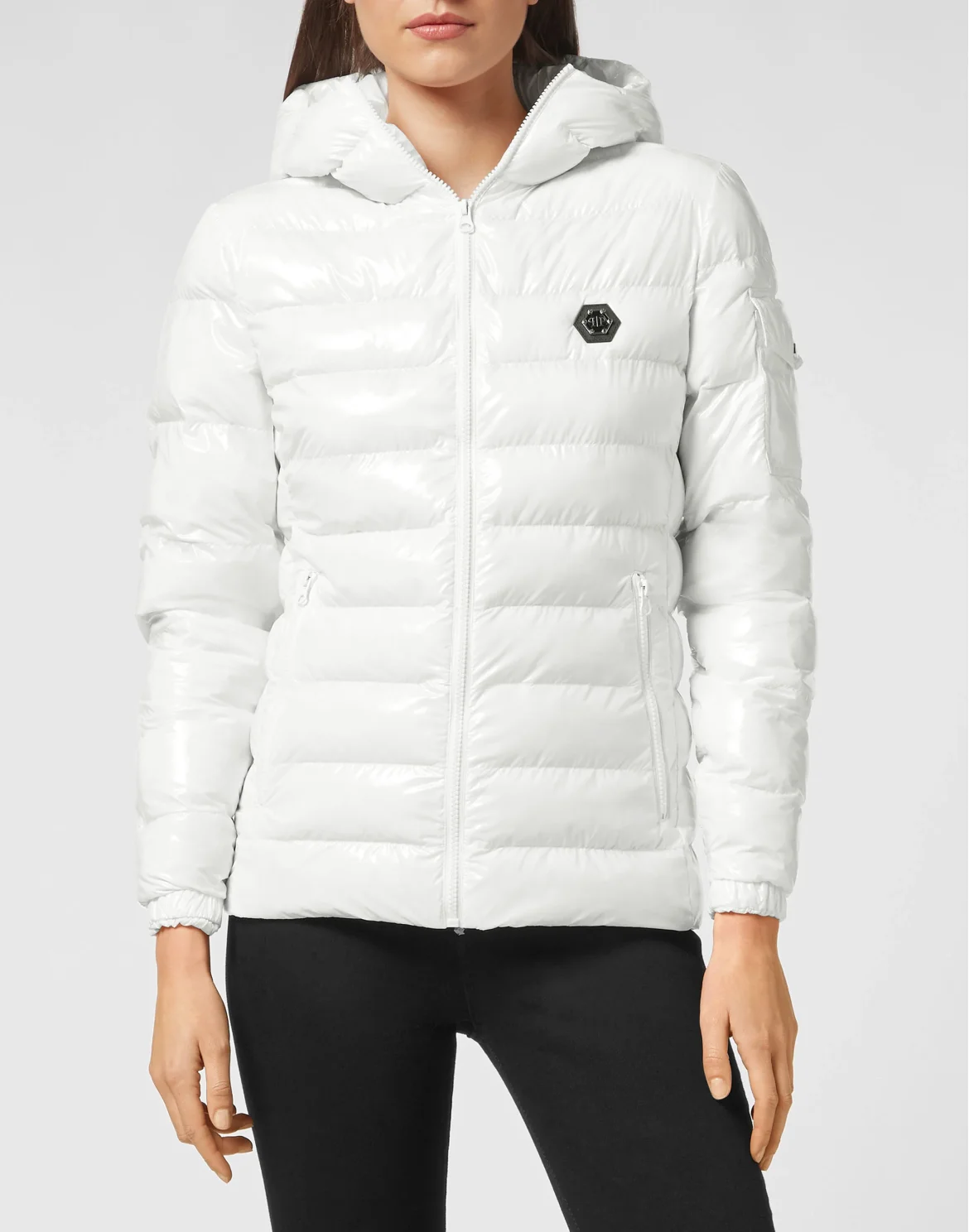 Nylon Down Jacket, цвет: Белый