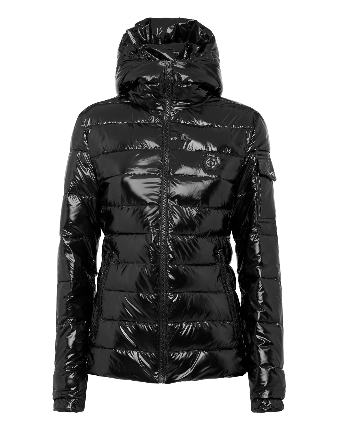 Nylon Down Jacket, цвет: Черный