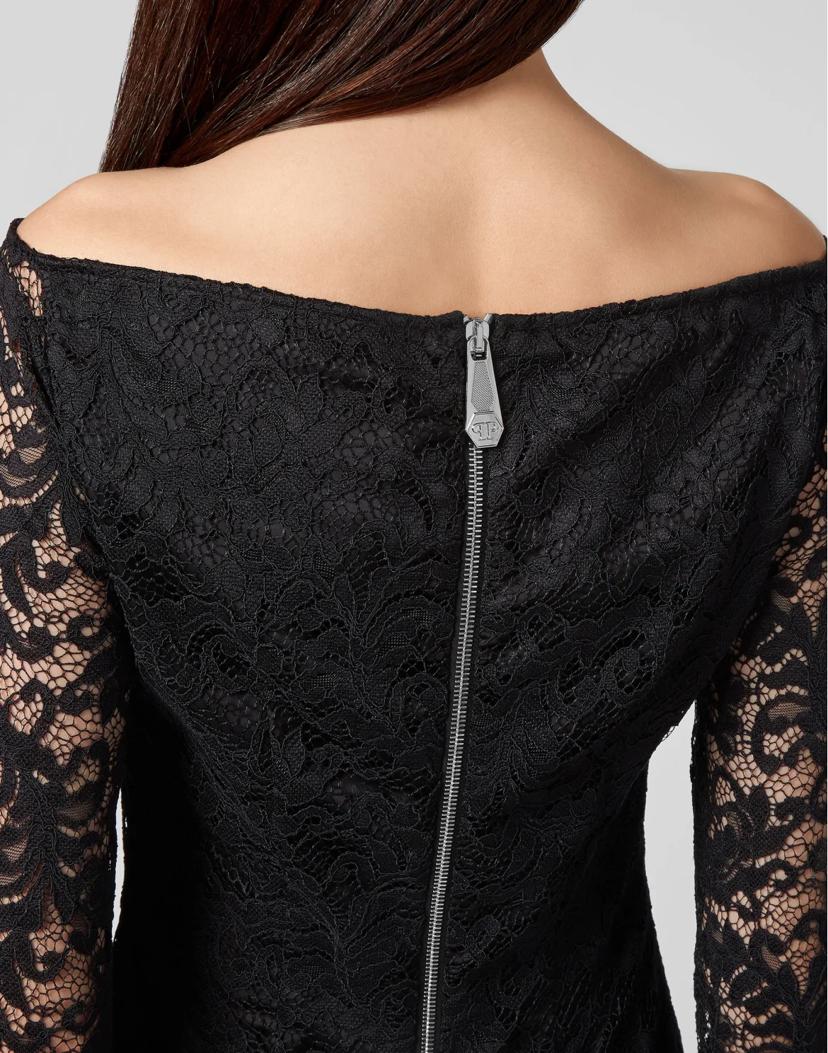 Short Dress Lace, цвет: Черный