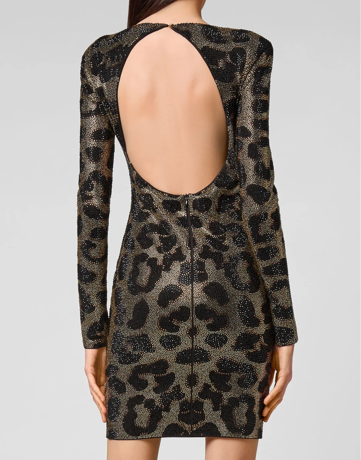 Short Dress Full of stones Leopard, цвет: Леопард