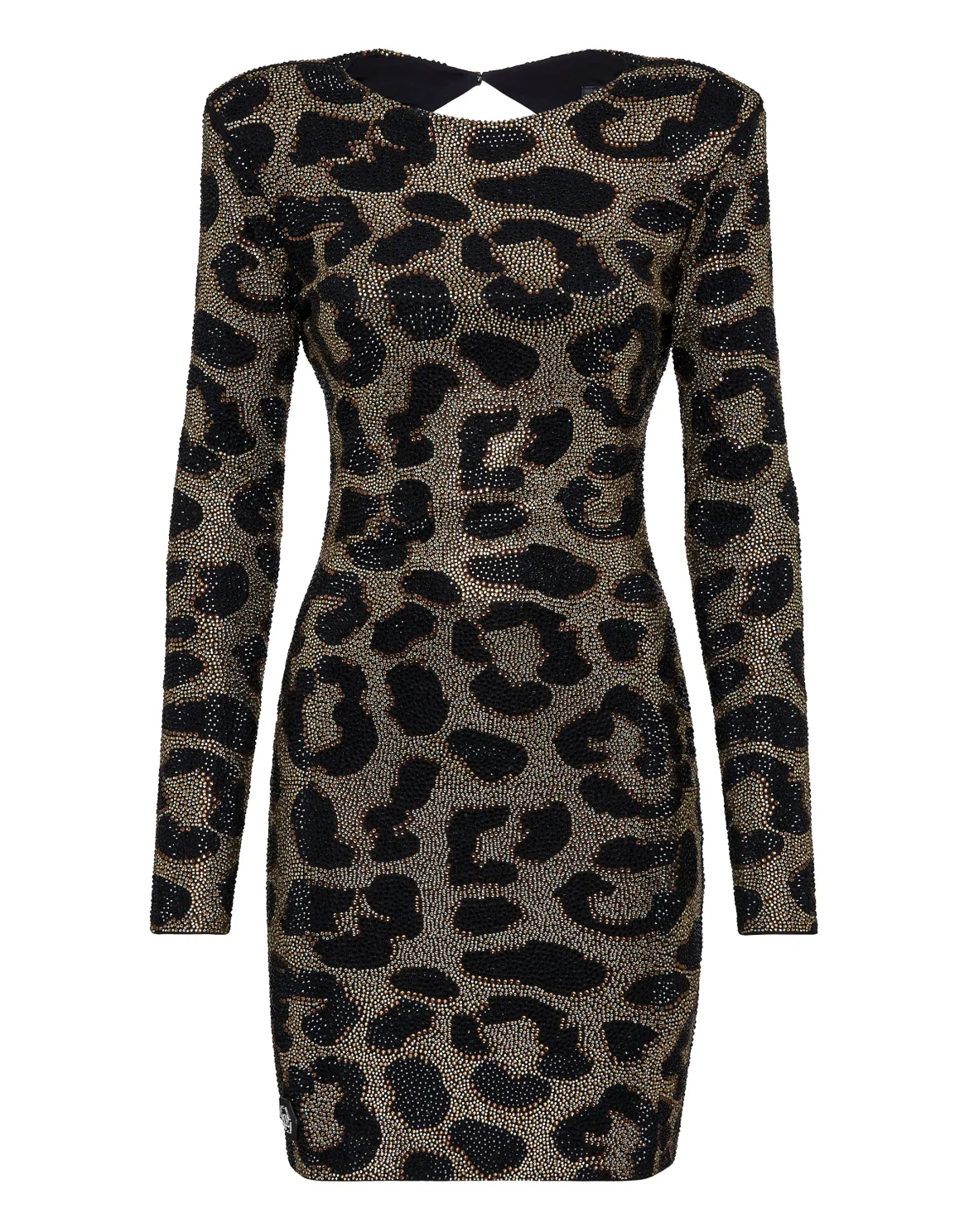 Short Dress Full of stones Leopard, цвет: Леопард