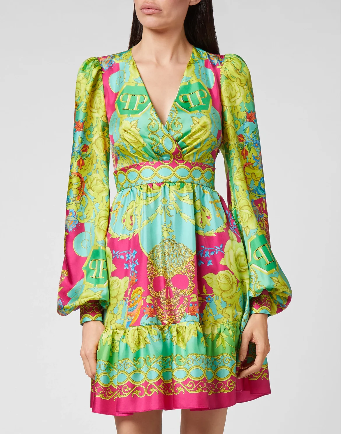 Short Dress New Baroque, цвет: Мультиколор