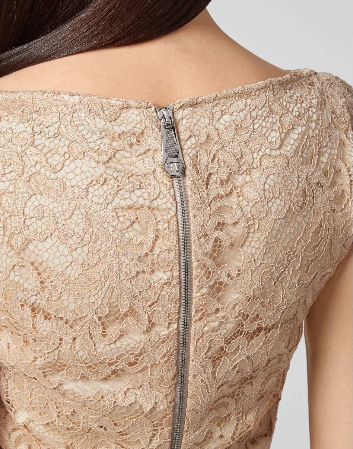 SS Top Lace, цвет: Бежевый