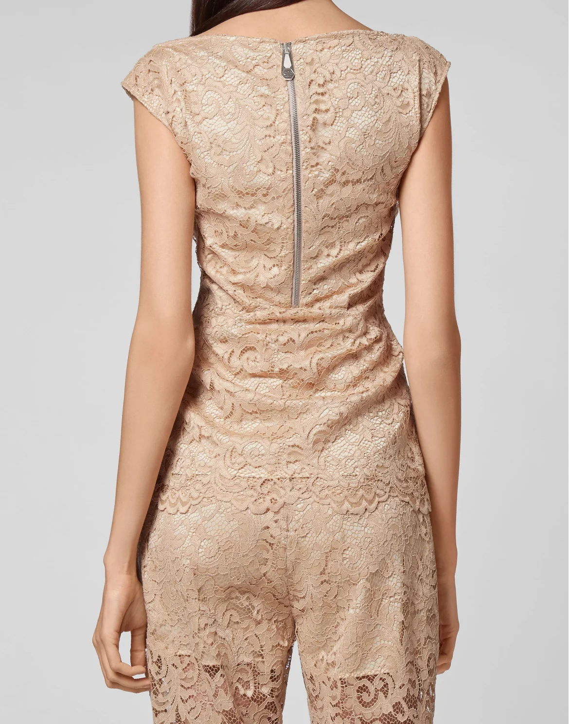 SS Top Lace, цвет: Бежевый