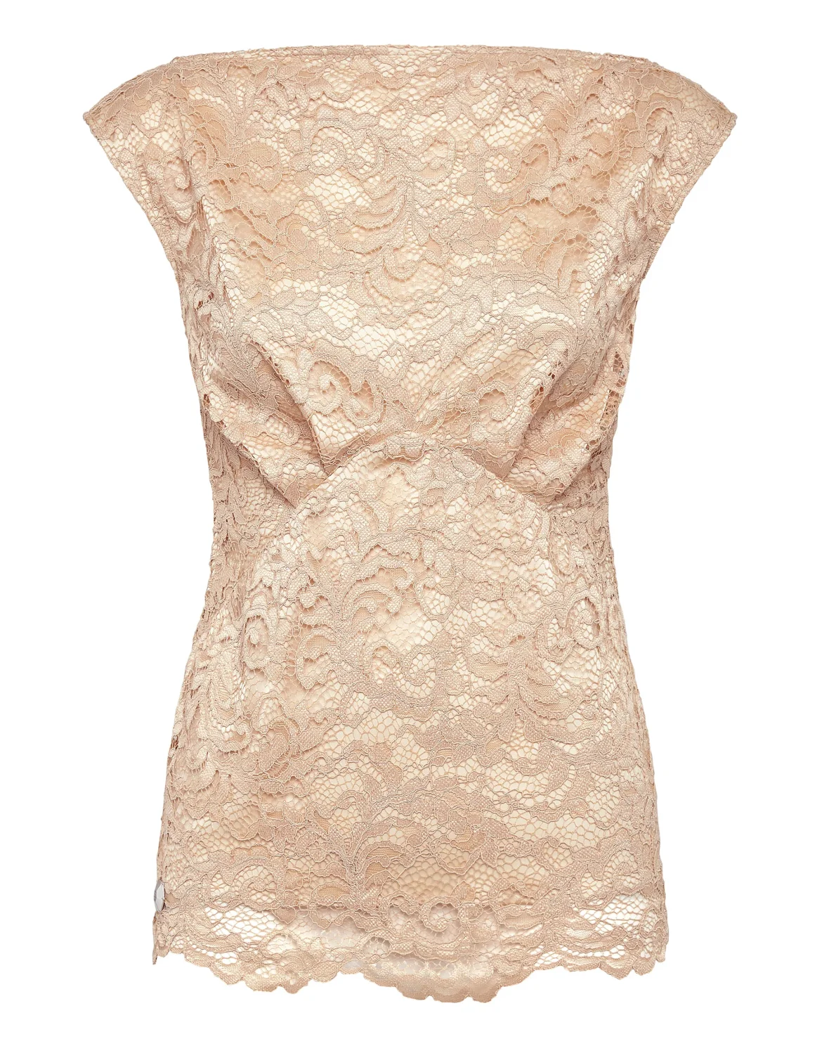 SS Top Lace, цвет: Бежевый