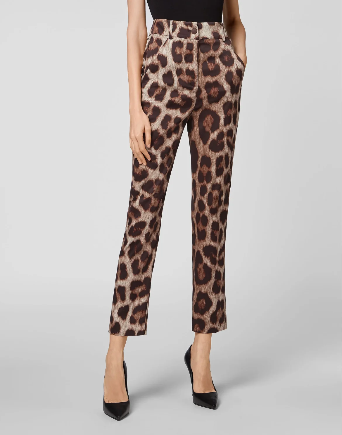 Cady Long Trousers Leopard, цвет: Леопард