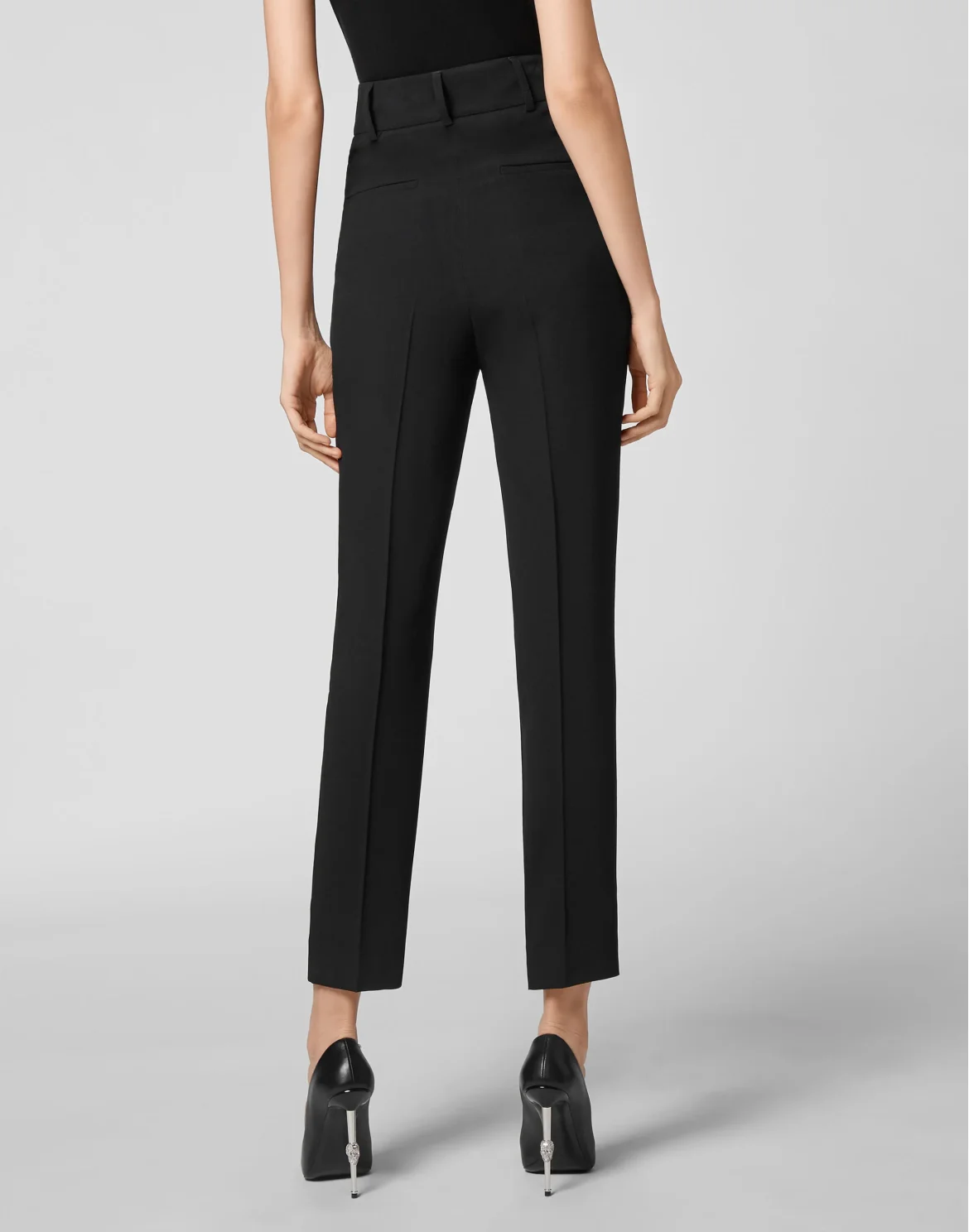 Cady Long Trousers Embroidery New Baroque, цвет: Черный