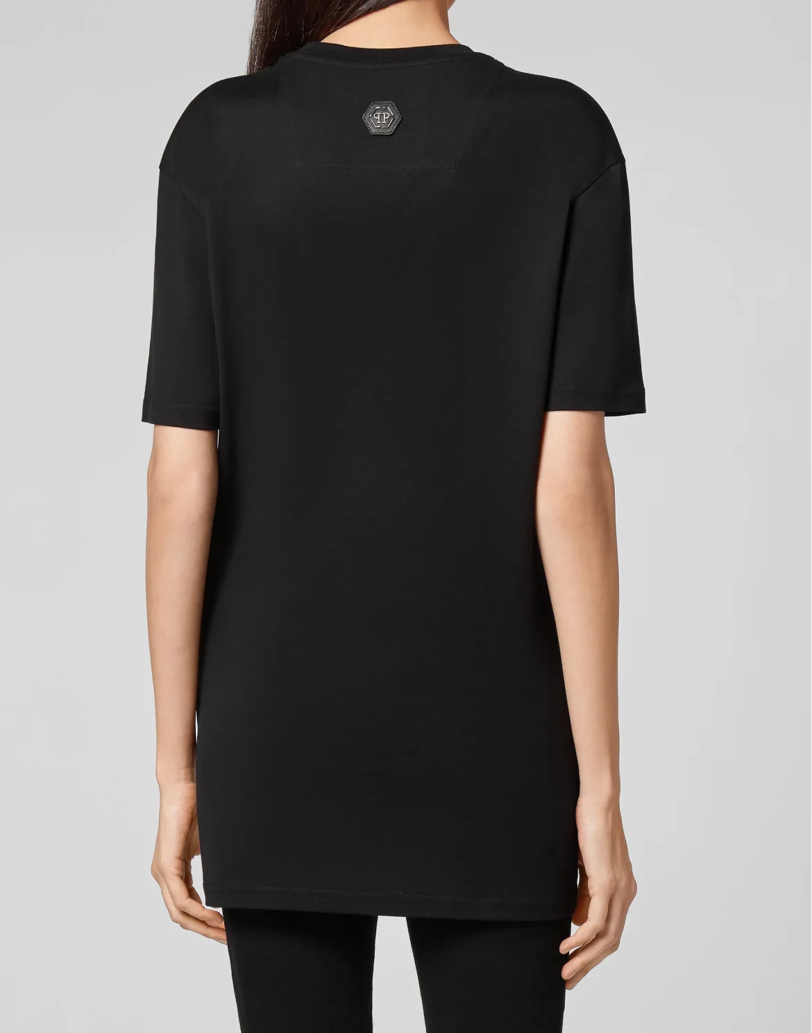 T-shirt Round Neck SS print Skull, цвет: Черный