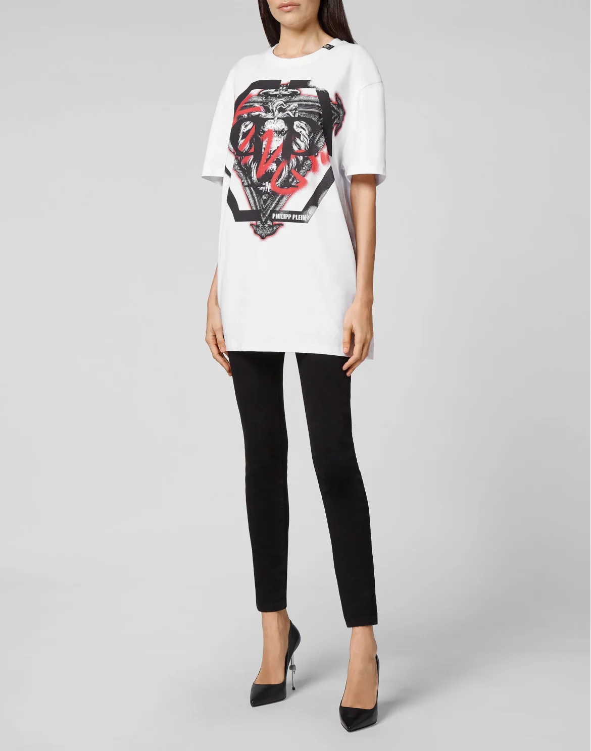 T-shirt Round Neck SS Lion, цвет: Белый