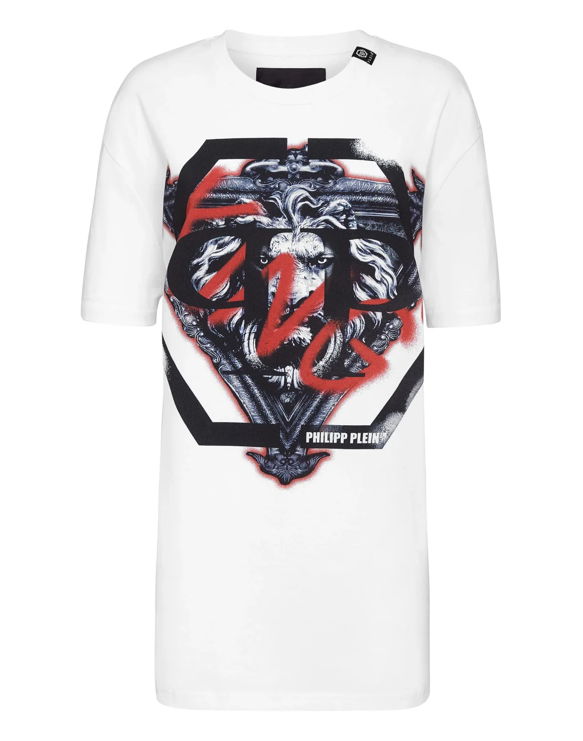 T-shirt Round Neck SS Lion, цвет: Белый