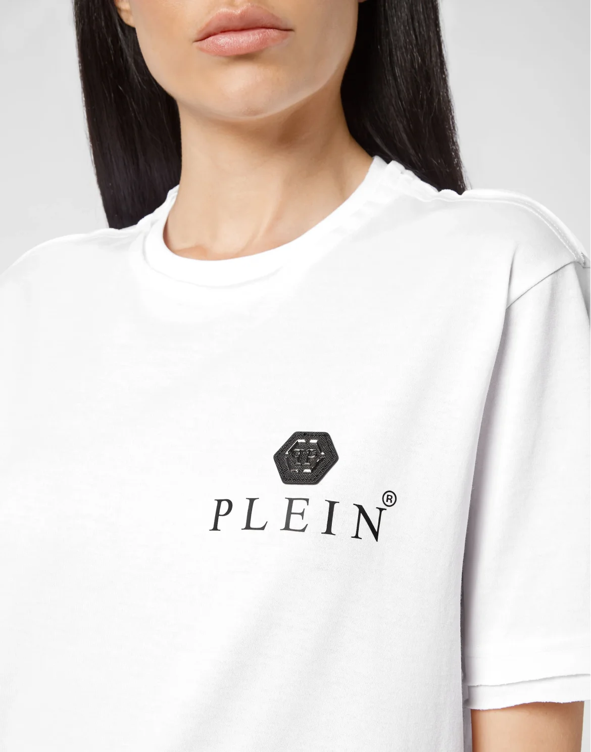 T-shirt Round Neck SS Iconic Plein, цвет: Белый