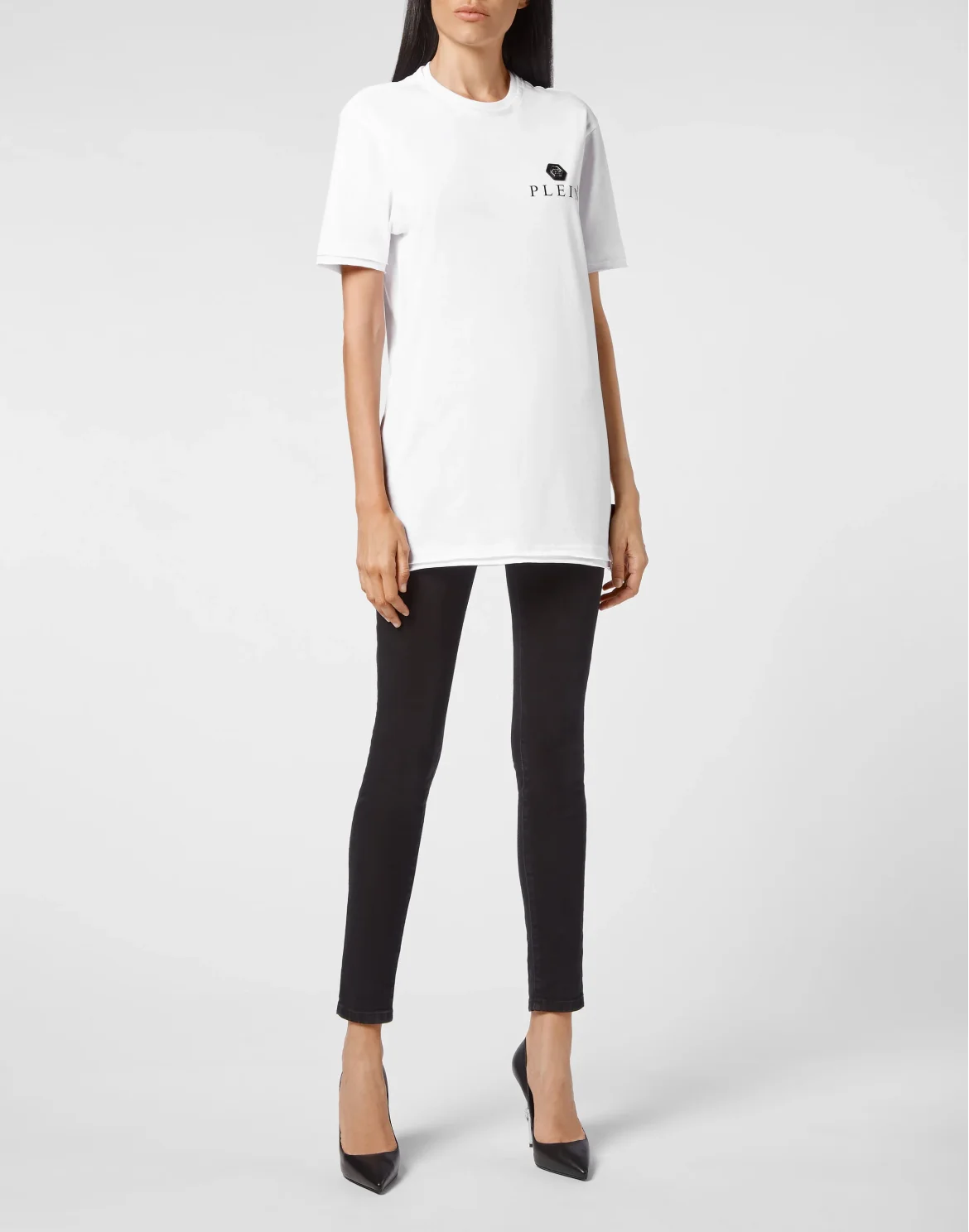 T-shirt Round Neck SS Iconic Plein, цвет: Белый