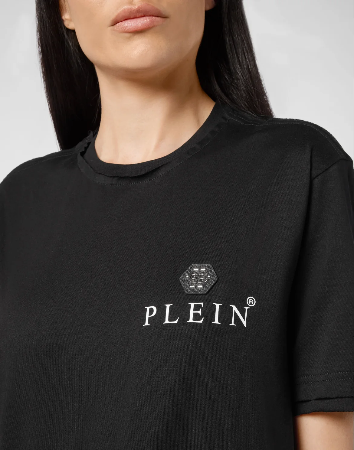 T-shirt Round Neck SS Iconic Plein, цвет: Черный