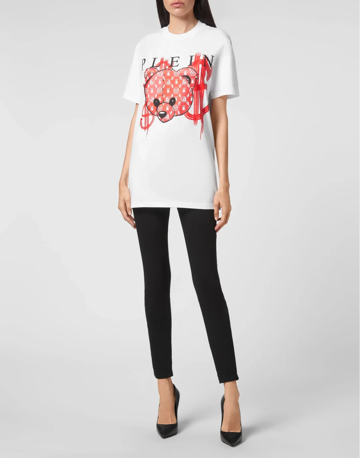 T-shirt Round Neck SS Teddy Bear, цвет: Белый