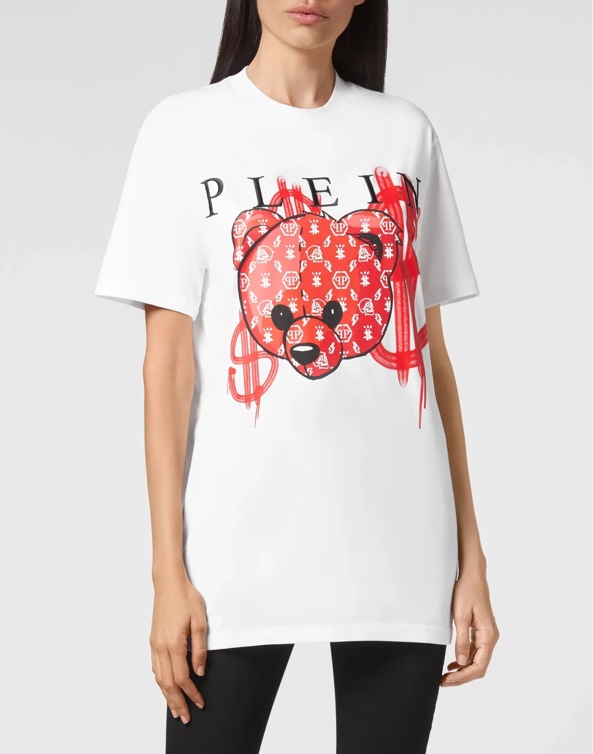 T-shirt Round Neck SS Teddy Bear, цвет: Белый