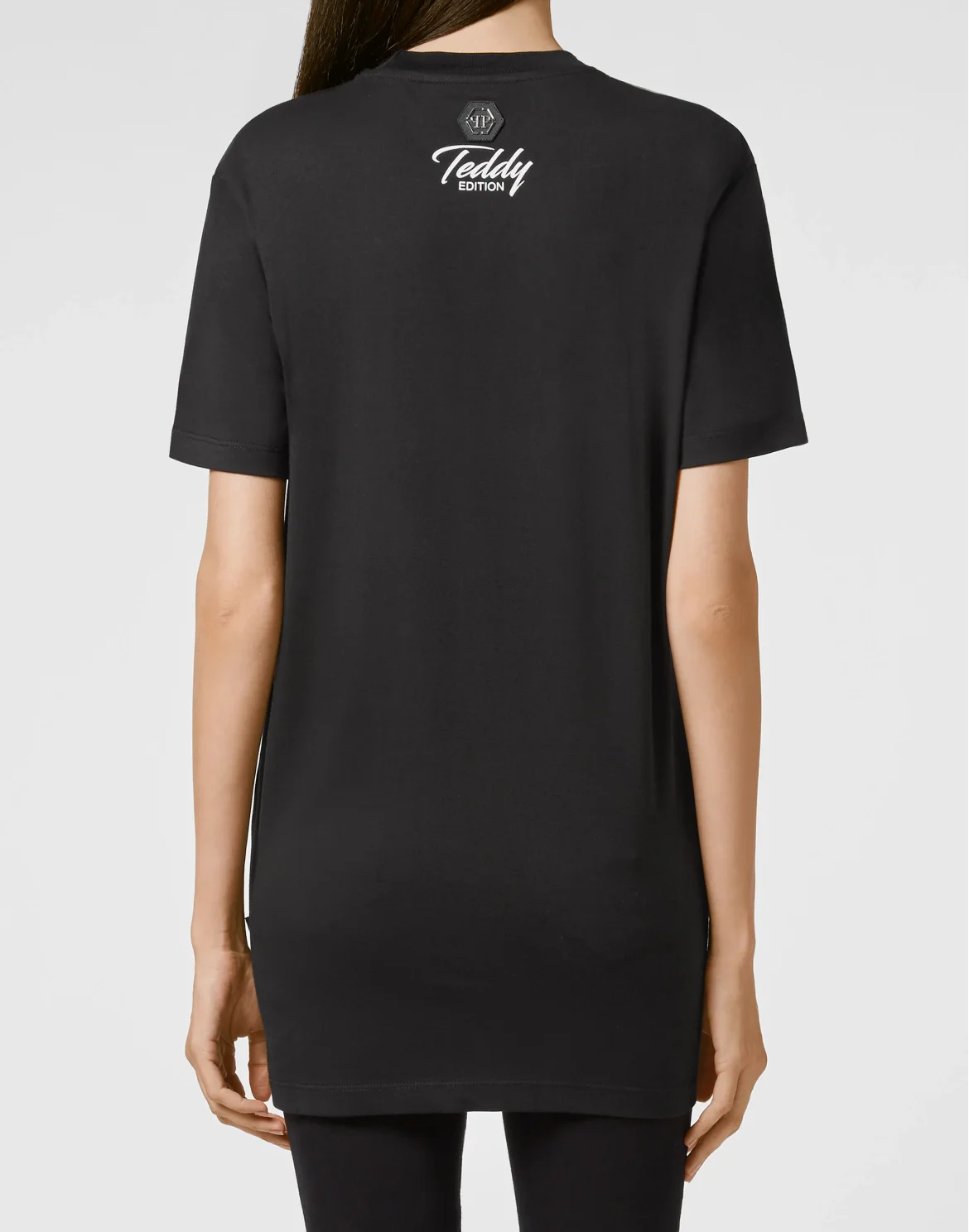 T-shirt Round Neck SS Teddy Bear, цвет: Черный