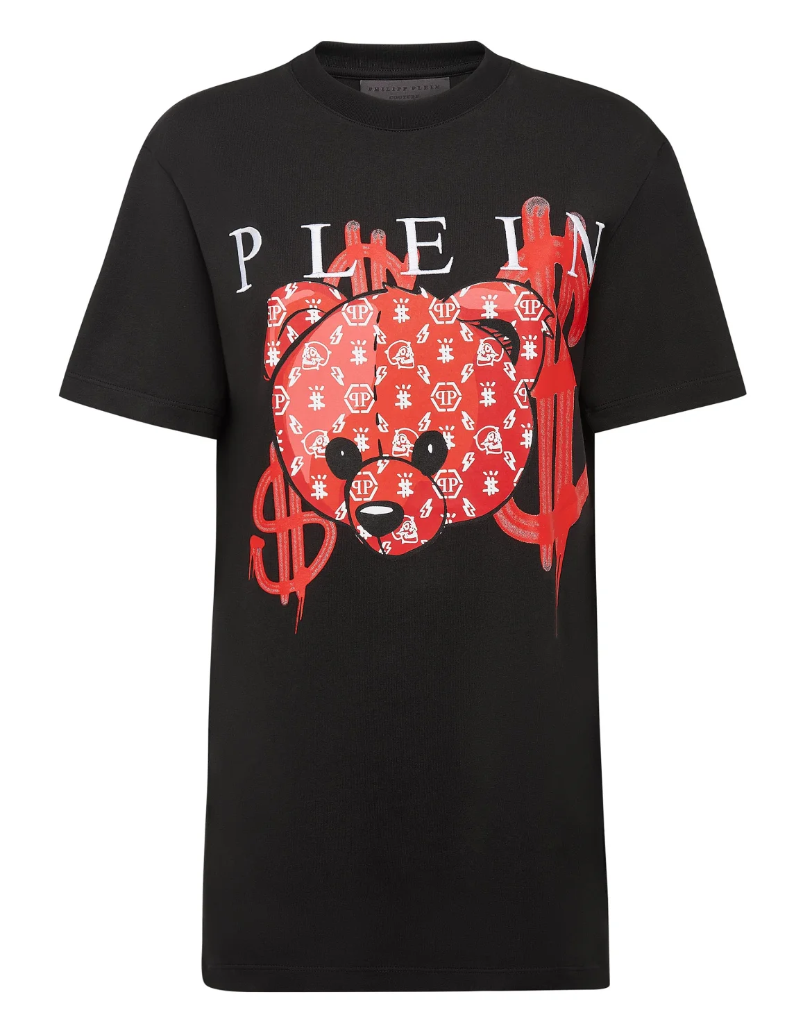 T-shirt Round Neck SS Teddy Bear, цвет: Черный