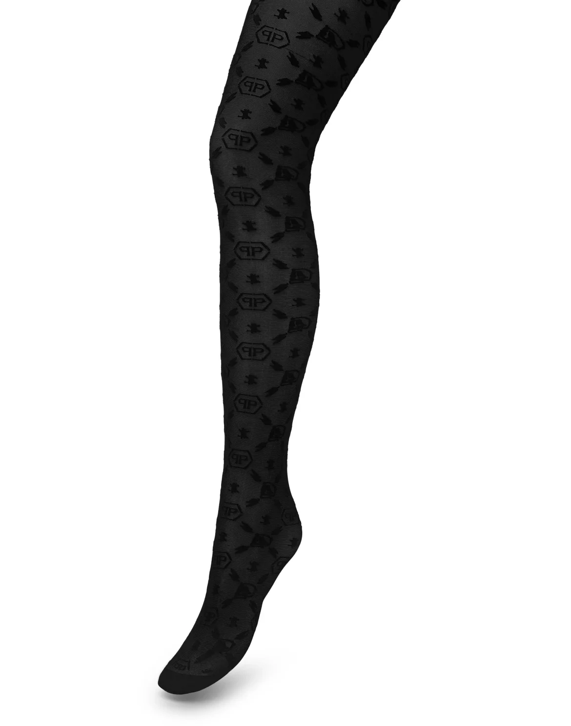 Tights Monogram, цвет: Черный