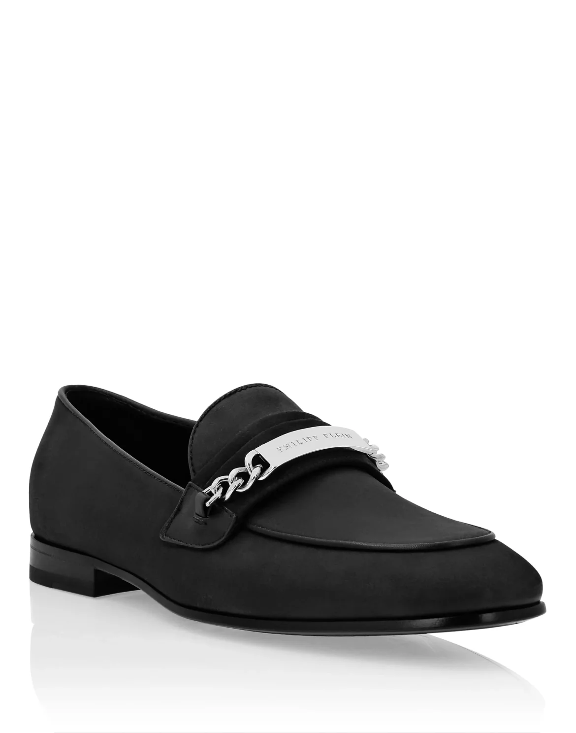 Nabuk Loafers, цвет: Черный