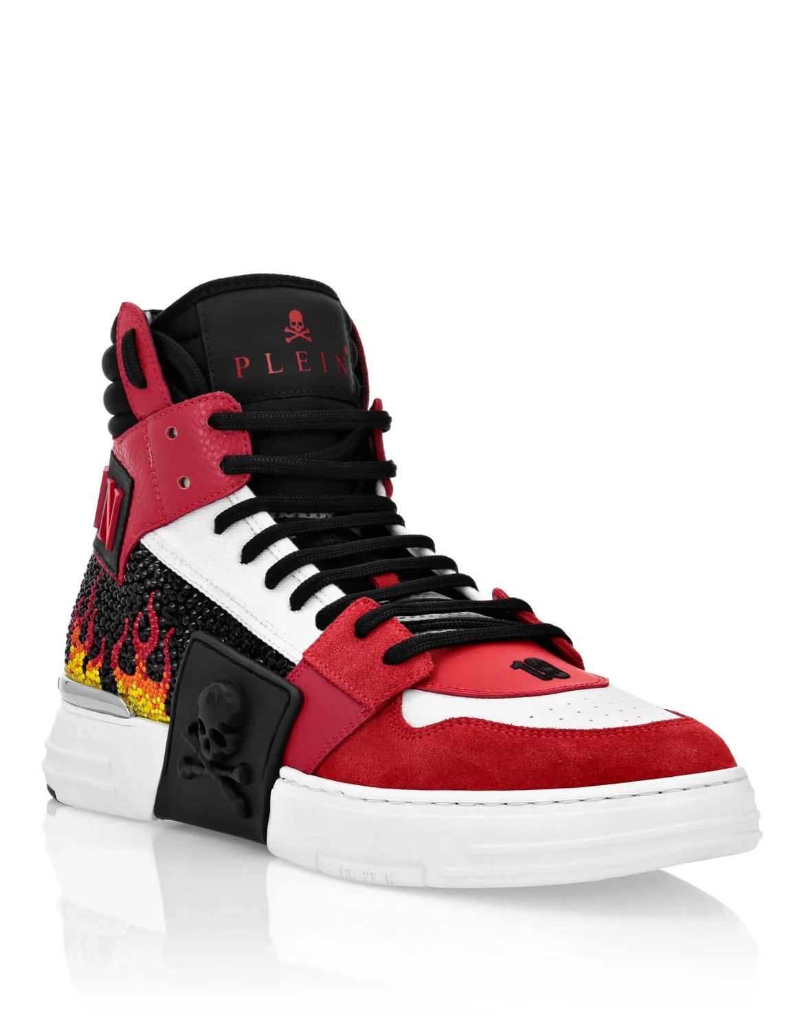 Hi-Top Sneakers Flame, цвет: Красный