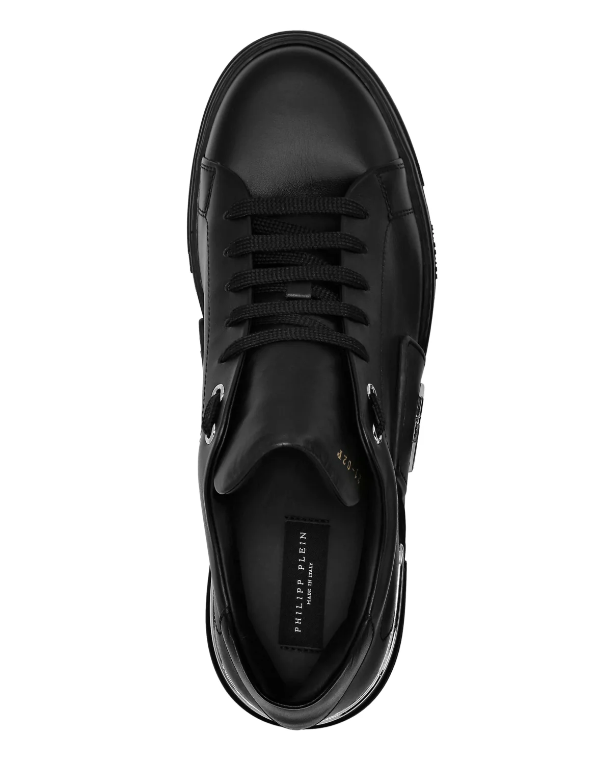 LO-TOP SNEAKERS PHANTOM KICK$ LEATHER Platinum HEXAGON, цвет: Черный