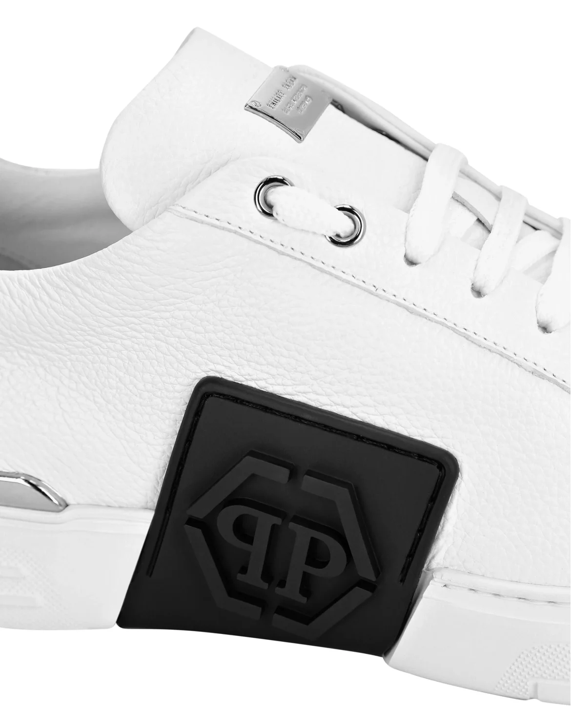 LO-TOP SNEAKERS PHANTOM KICK$ LEATHER HEXAGON, цвет: Белый