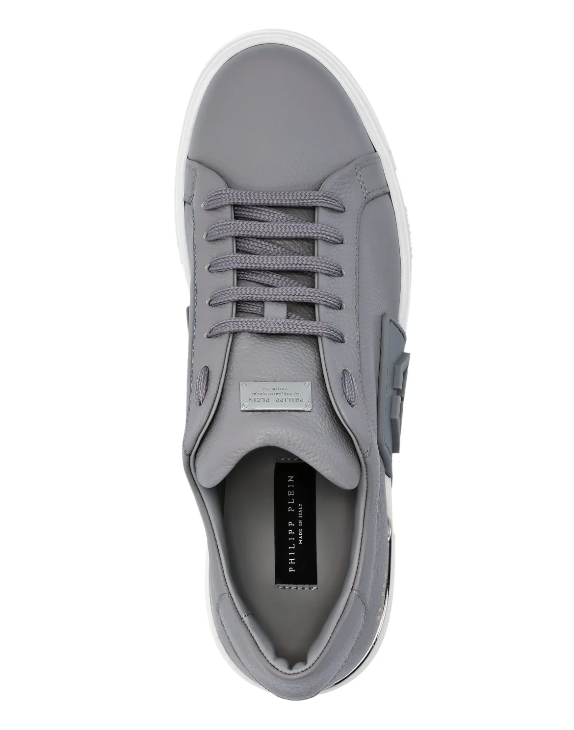 LO-TOP SNEAKERS PHANTOM KICK$ LEATHER HEXAGON, цвет: Серый