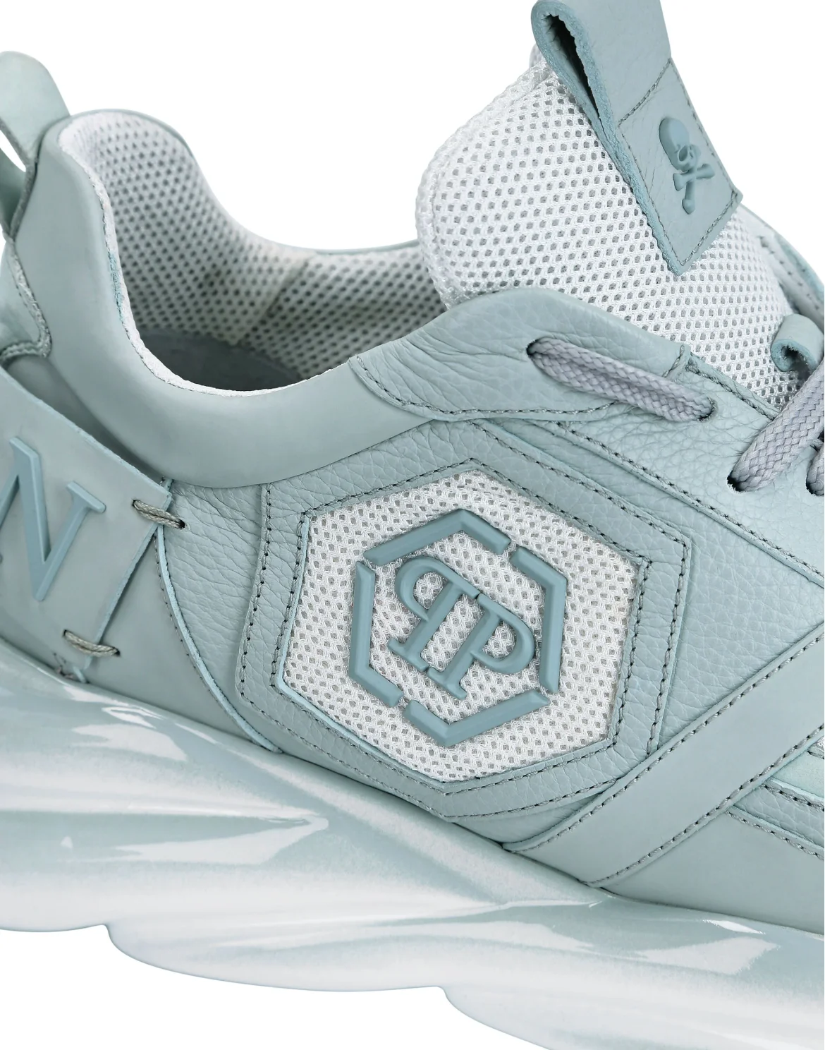 Runner mix materials Plein Hurricane, цвет: Голубой