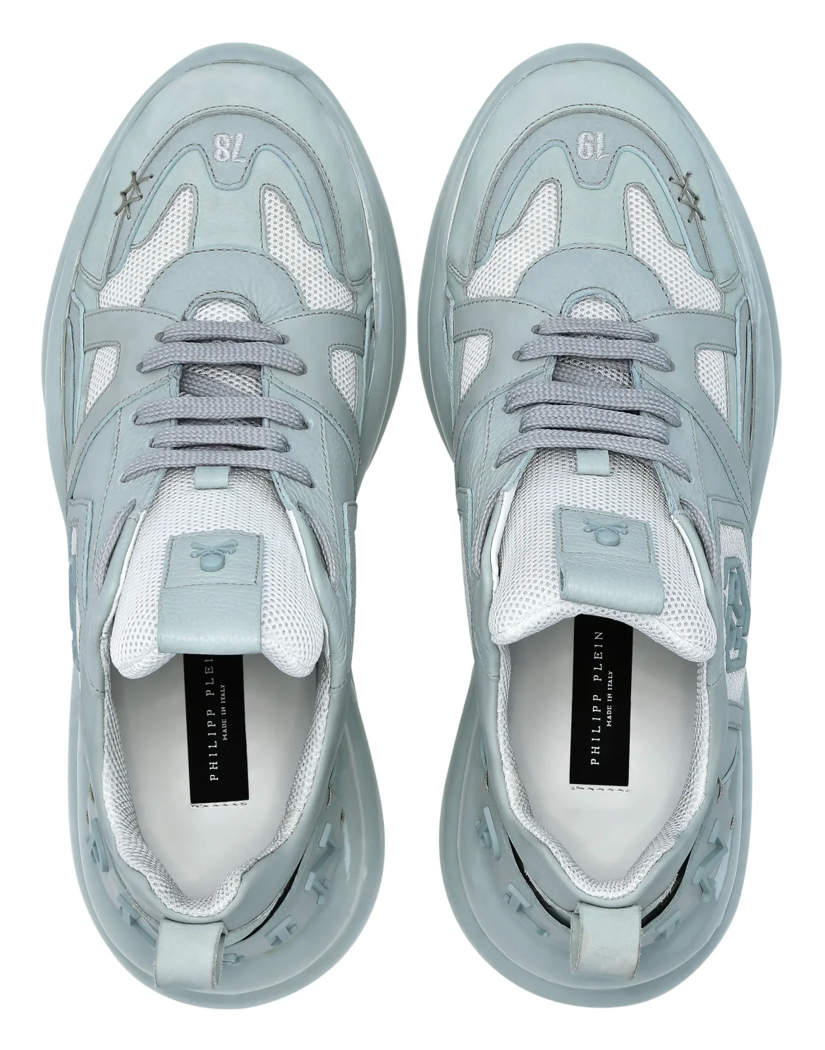 Runner mix materials Plein Hurricane, цвет: Голубой