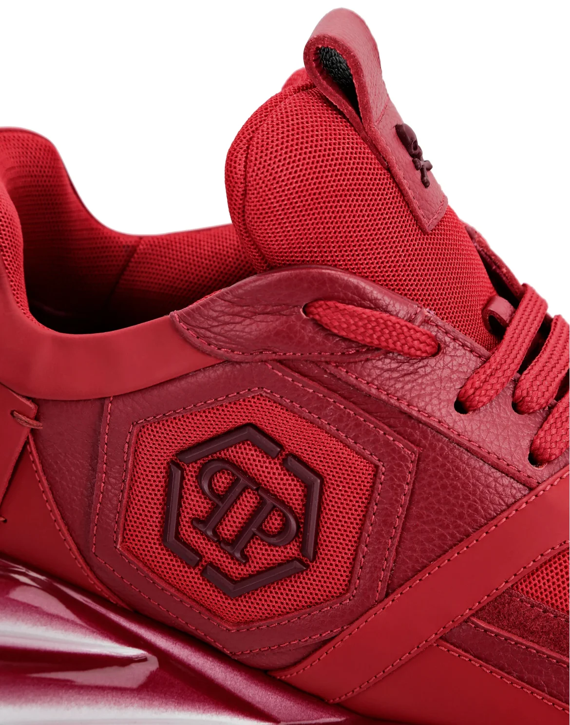 Runner mix materials Plein Hurricane, цвет: Красный